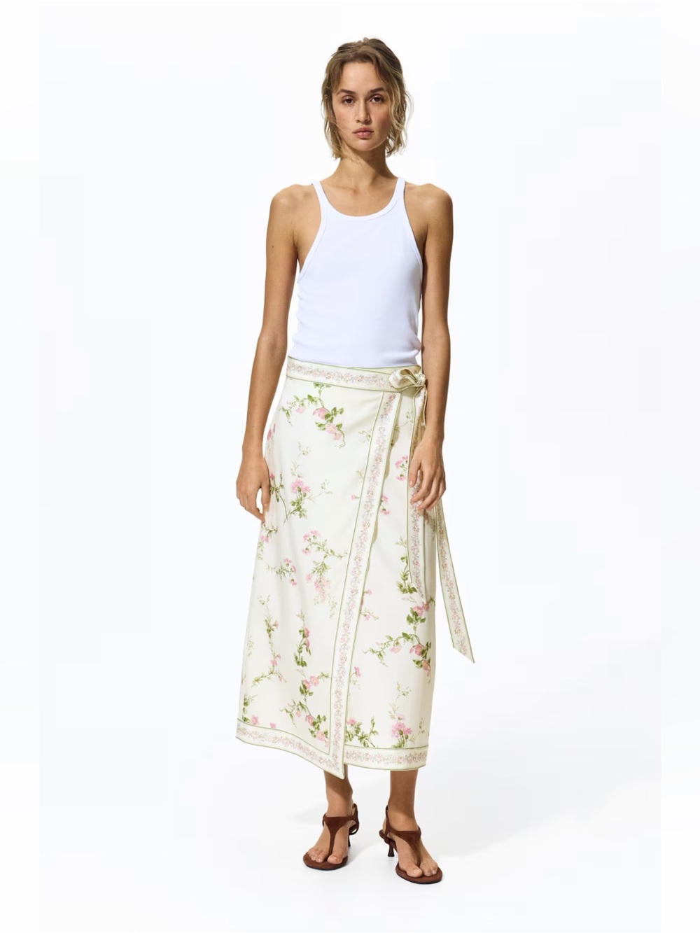 H&M LYOCELL-BLEND WRAP SKIRT like AGUA BENDITA